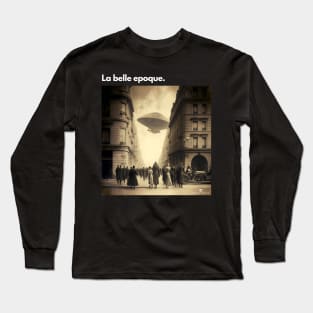 UFO In Paris La Belle Epoque Long Sleeve T-Shirt